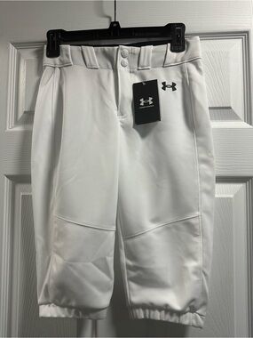 Under Armour White Kids Softball pants